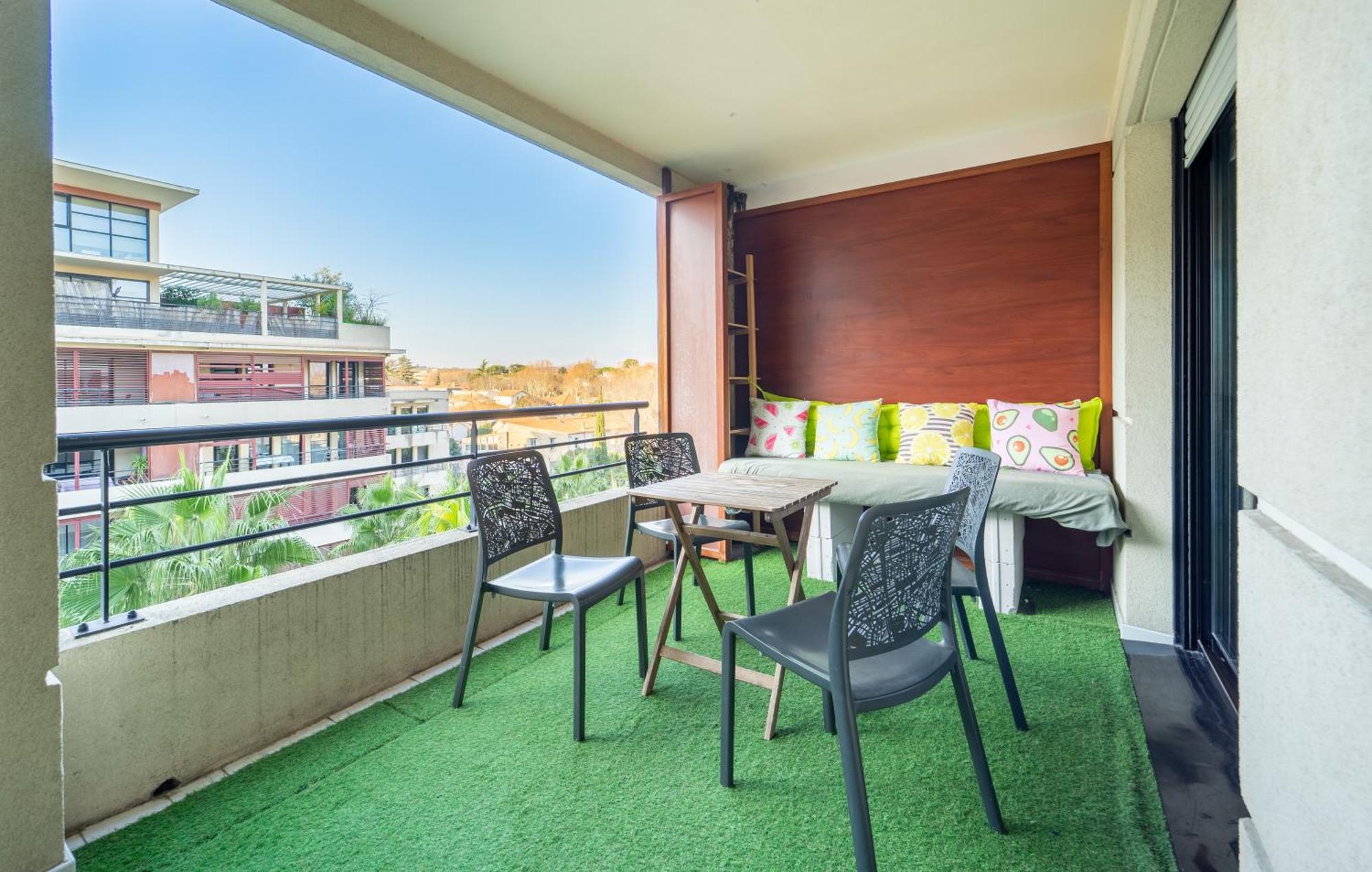 Le Dory - Spacieux, Climatisation, Terrasse & Parking Montpellier Kültér fotó